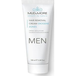 Mud & More  Men Hair Removal Cream Erogene Zones 100 ml
