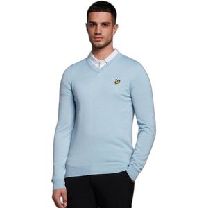 Lyle & Scott Trui Met V-hals Blauw S Man