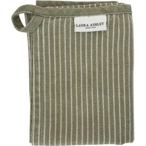 Laura Ashley Kitchen Linen Collectables Theedoek Sage groen Streep 50x70cm