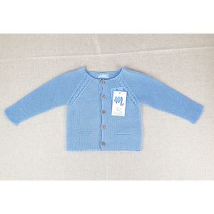 Mac Iusion Gebreid Baby Vestje Jongens | 9271 |Azafata / blauw|1 Maand | maat 56