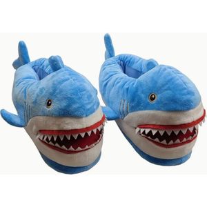 Pantoffels - Haai - Heren - Pluche Dierenpantoffels - One Size Fits All
