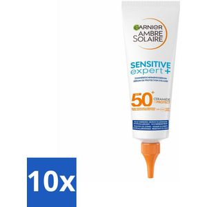Garnier - Ambre Solaire - Zonnebrandserum - Sensitive Expert - SPF 50+ - 125 ml - Bulkverpakking - 10 stuks