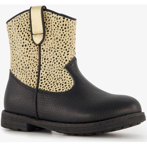 TwoDay leren meisjes cowboy western laarsjes met stippen - Zwart - Maat 24