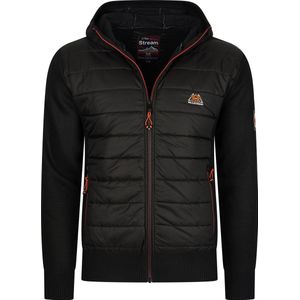 The Wildstream - Heren vest - Fleece gevoerd -  Model Skying - Black-Maat S