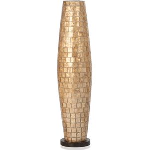 Staande lamp Handgemaakte Design Tafellamp woonkamer slaapkamer Cone Cubes gold capiz parelmoer schelp 100 cm