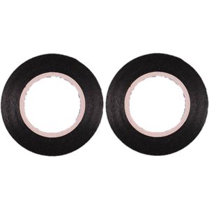 2 rollen ballonlint 50m krullint kerstinpaklint voor verjaardagen, Halloween, onkruid, nieuwjaarsfeest (zwart)