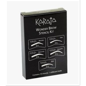 Karaja Wonder Brow Stencil Kit Mal Wenkbrauw