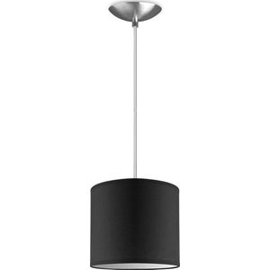 Home Sweet Home hanglamp Bling - verlichtingspendel Basic inclusief lampenkap - lampenkap 20/20/17cm - pendel lengte 100 cm - geschikt voor E27 LED lamp - zwart