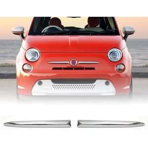 Links Rechts Bovenste Molding Chrome Trim Paar Set - Fiat 500 (312) 2007-2015 - Content Needed