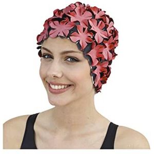 Fashy Badmuts voor dames, rood, eenheidsmaat EU