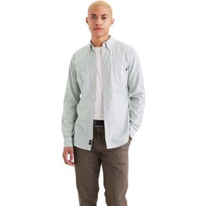 Dockers Stretch Oxford Slim Overhemd Met Lange Mouwen Groen S Man