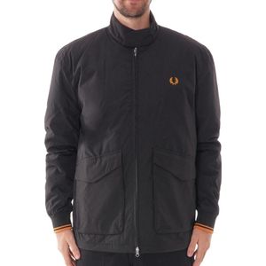 Fred Perry - Quilted Harrington - Herenjas - M - Zwart