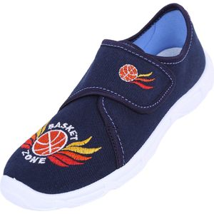 Donkerblauwe sneakers, pantoffels Basket Zone LEMIGO