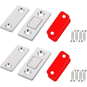 Ultradunne Deurmagneet met Sterke Magnetische Sluiting - 2 Stuks - Zelfklevend en Roestbestendig