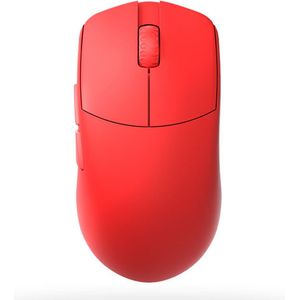 Lamzu Maya Imperial Red - Muis - Draadloos & Bedraad - 5 knoppen - 1000 Hz - 26000 dpi - rood