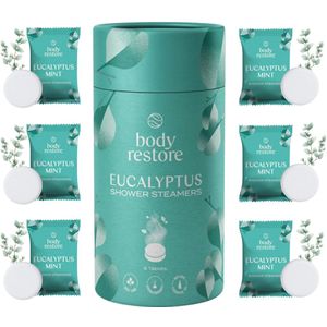 Body Restore - Eucalyptus & Mint - Luxe Giftset - 6 Shower Steamers