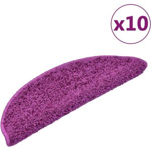 vidaXL-Trapmatten-10-st-56x17x3-cm-violet