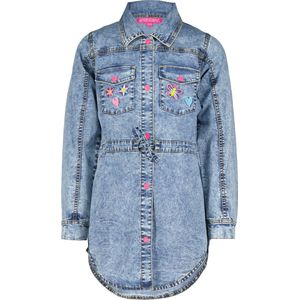 4PRESIDENT - Halania - Jurk - Light Blue - Meisjes