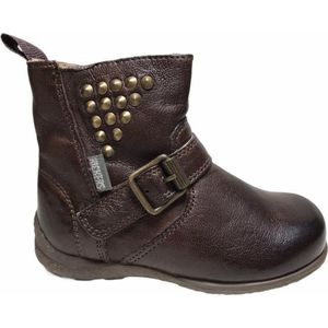 Kickers studs rits laarsjes Basia dk bruin mt 20