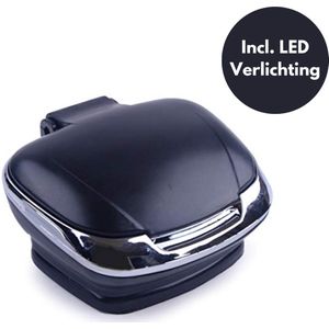 Auto Asbak met LED-verlichting en Deksel - Prullenbak voor Auto - Sigarettenhouder - Autoaccessoires - Compact Design