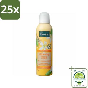 25 x Kneipp - Douche schuim - Morning Kiss - Oranjebloesem - 200 ml - Grootverpakking - Douche Foam - Kneipp - Orangenbloesem - Verzorging - Hydrateren