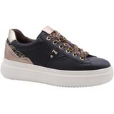Nero Giardini - I514160D - Sneakers - Donkerbeige - Zilvergrijs - Zwart