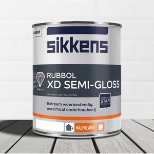 Sikkens Rubbol XD Semi-Gloss 2,5 liter wit