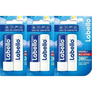 Labello Stick - Original + Med Repair - 3 x Duoverpakking