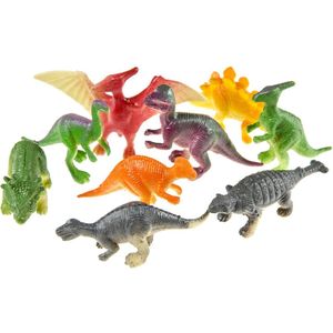 LG-Imports Dinosaurus speelgoed set - voor kinderen - 24x stuks - plastic