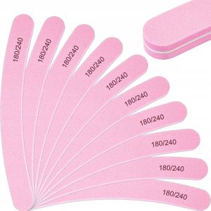 10x Nagelvijl Banaan Lichtroze Korrel 180/240