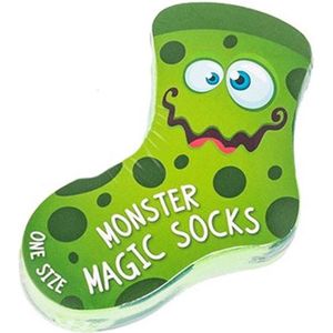 magische sokken Monster groen kindersokken