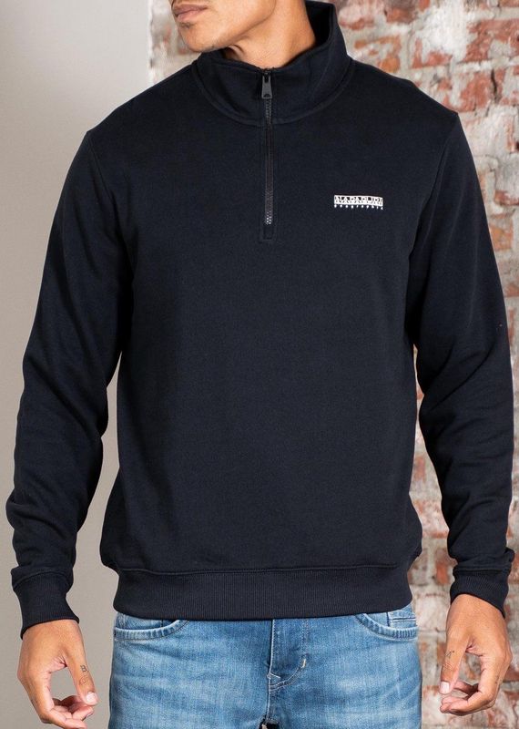 Napapijri - Hoodie - Grijs - Katoen - 3XL