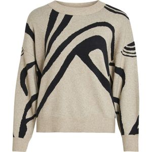 Vila - Tif Jacquard - Trui - Regular Fit - Lange Mouwen