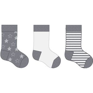 Baby sokjes - maat 24/27 - 12 paar - met Anti-slip