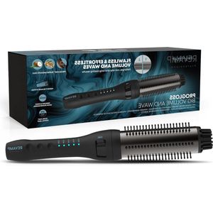 Progloss - Perfect Finish - Heteluchtborstel - Zwart - Professionele Haarstyling