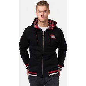 Lonsdale Lancaster Sweatshirt Met Volledige Rits Zwart L Man