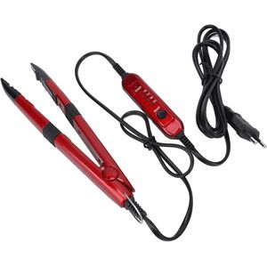 Bonding Heat Tongs - Bonding Extensions - Real Hair Heat Insulation Sheet - Constant Temperature Hair Extension - Crochet Hair Extension Tool - EU Plug 220-240V