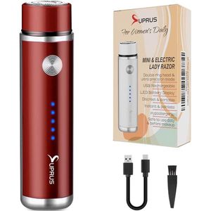 Elektrisch scheerapparaat voor dames - Draadloos en USB-oplaadbaar, Perfect voor Gezicht, Lichaam en Bikini