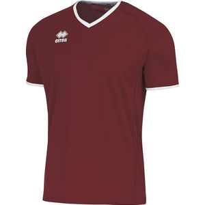 T-Shirt Errea Lennox Jersey Mc Jr 03100 Granaat Wit - Sportwear - Kind