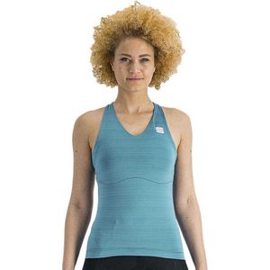Sportful Fietsshirt Mouwloos Blauw Dames - Kelly W Top Berry Blue-S