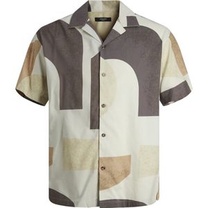 Jack & Jones Overhemd - Regular Fit - Bruin - 5XL Grote Maten