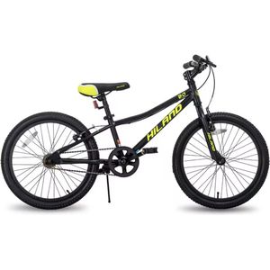 J&R Kinderfiets - 20"" kinderfiets - Mountainbike - 20"" mountainbike - Laag frame - Zwart