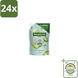 Palmolive – Handzeep Navulling – Hygiene Plus Sensitive Antibacterieel – 500 ml - Voordeelverpakking - 24 stuks - Hygiëne - Keukenhygiëne