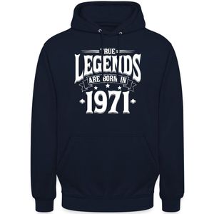Legenden Worden Geboren In 1971 50ste Verjaardag Hoodie unisex