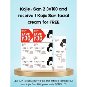 Skin Lightening Soap  met Kojic Acid 6 x 100 gram