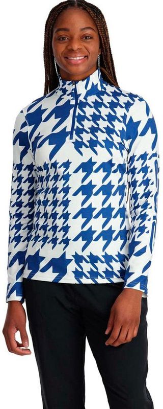 Spyder Houndstooth Sweatshirt Met Halve Rits