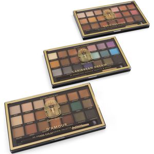 Limited Edition Egyptian Powder Oogschaduw Trio – Gold Passion, D'Amour & Caribbean Dream