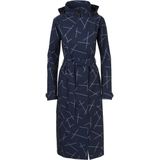 AGU - Trench Coat Long - Regenjas - Blauw - Urban Outdoor Dames