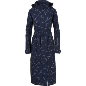AGU - Trench Coat Long - Regenjas - Blauw - Urban Outdoor Dames