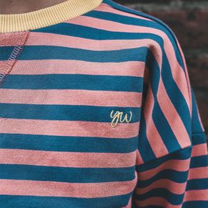 Stripe - French Knit Sweater - Kids - Oversized Pasvorm